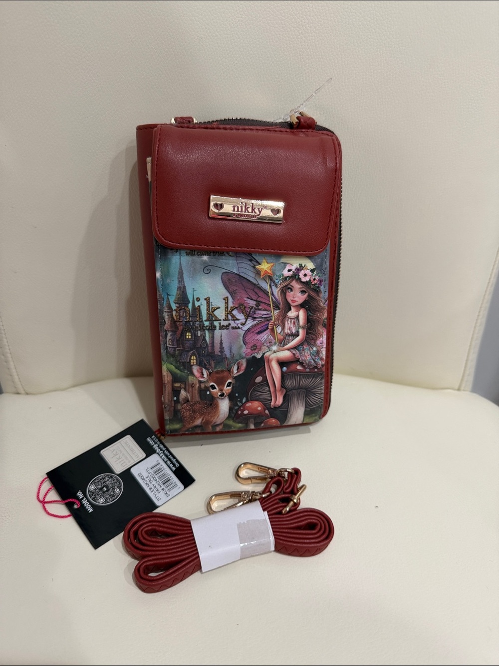 Nikky by Nicole Lee "Fairy Tale" Phone/Wallet Crossbody Bag